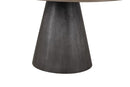 Broager 5 Pc Dining Table Set (Light Gray Caster Chairs)