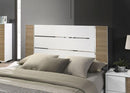 ERLANGEN Cal.King & E.King Bed, White/Natural