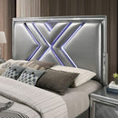 Emmeline 4 & 5 Piece Queen Bedroom Set Gray & White