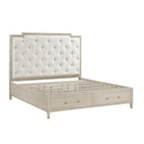 Genoa California King & Eastern King Platform Bed with Footboard Storage