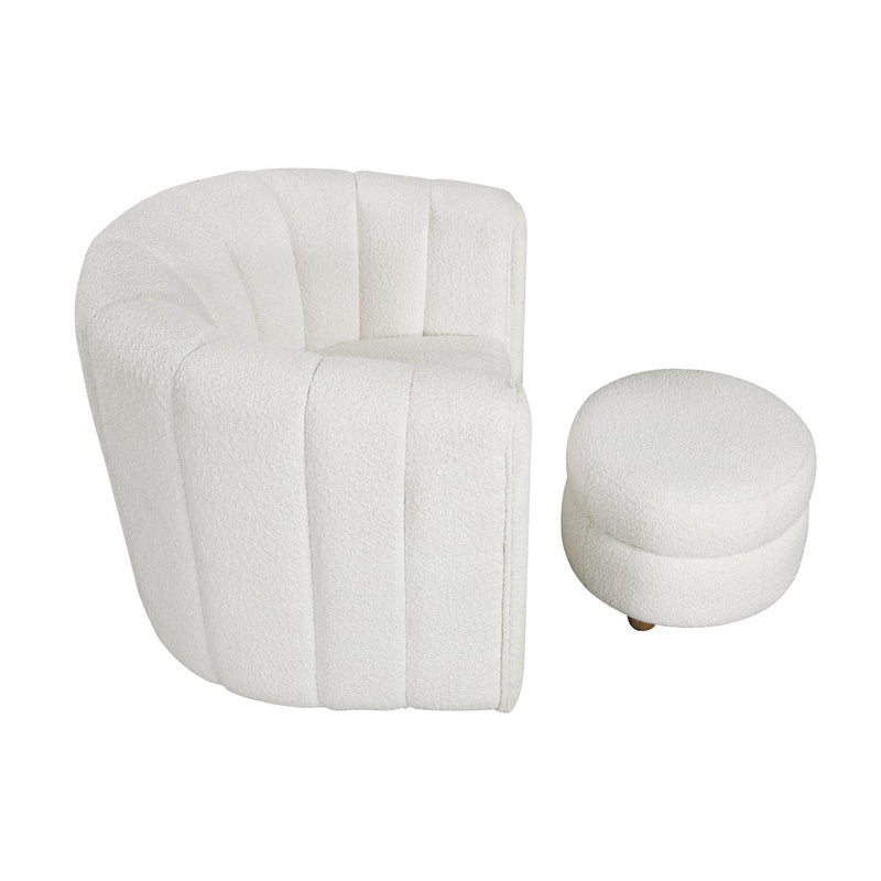 Delaney Swivel Chair Blue, Green, & White