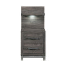 Zephyr Night Stand with Wall Panel