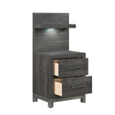 Zephyr Night Stand with Wall Panel
