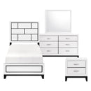 Davi 4 and 5 Piece Twin Bed Set image