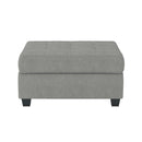 9507GRY-4 - Storage Ottoman