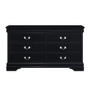 Mayville 6 Drawer Dresser in Black 2147BK-5