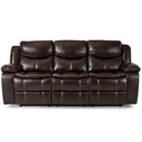 Bastrop Double Reclining Sofa in Brown 8230BRW-3