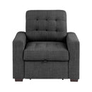9916DG-1 - Chair with Pull-out Ottoman