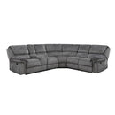 991332LCN2R - (3)3-Piece Reclining Sectional with Left Console