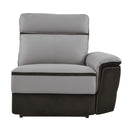 Laertes Power RSF Reclining Chair in Taupe Gray 8318-RRPW