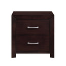 Edina 2 Drawer Nightstand in Espresso-Hinted Cherry 2145-4