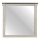 Arcadia Mirror in White & Weathered Gray 1677-6