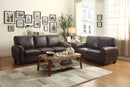 Rubin Loveseat in Dark Brown