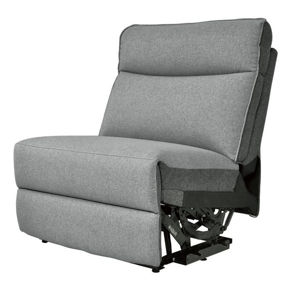 Maroni Armless Chair in Dark Gray/Light Gray 8259-AC image