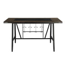 5566-36 - (2)Counter Height Table, Glass Insert