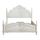 Cinderella Full Poster Bed in Antique White 1386FNW-1
