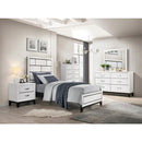 1645WHT-1-Youth (2) Twin Bed