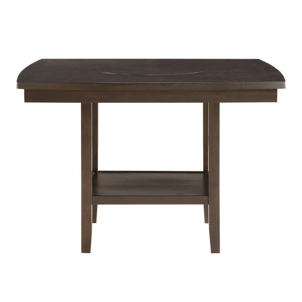 5716-36 - Counter Height Table with Lazy Susan