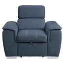 8228BU-1 - Chair with Pull-out Ottoman