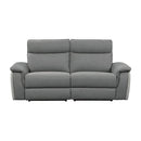 8259DG-2PWH - (2)Power Double Reclining Love Seat with Power Headrests