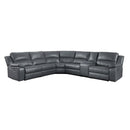 8260GY6PW - (6)6-Piece Modular Power Reclining Sectional
