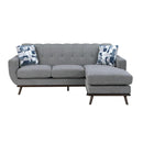 8341GY-3SCRV - Reversible Sofa Chaise