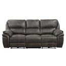 8517GRY-3PW - Power Double Reclining Sofa