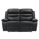 9628BLK-2PW - Power Double Reclining Love Seat