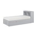B2063BC-1R - (3) Twin Bookcase Bed with Twin Trundle