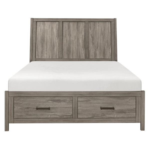 Bainbridge (3) Queen Platform Bed with Footboard Storage