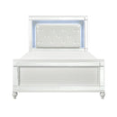 Alonza Queen LED Panel Bed 1845LED-1