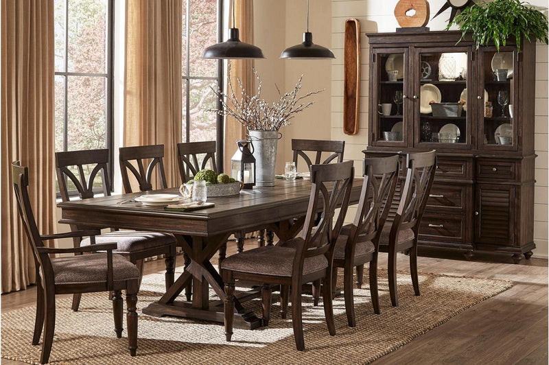 Cardano Buffet & Hutch in Charcoal 1689-50