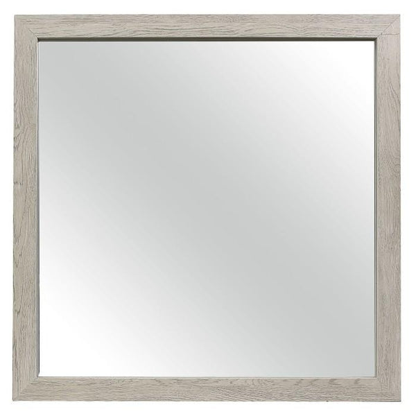 Quinby Mirror in Light Brown 1525-6