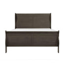 Mayville Queen Sleigh Bed in Gray 2147SG-1