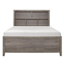 Woodrow Full Platform Bed in Gray 2042NBF-1