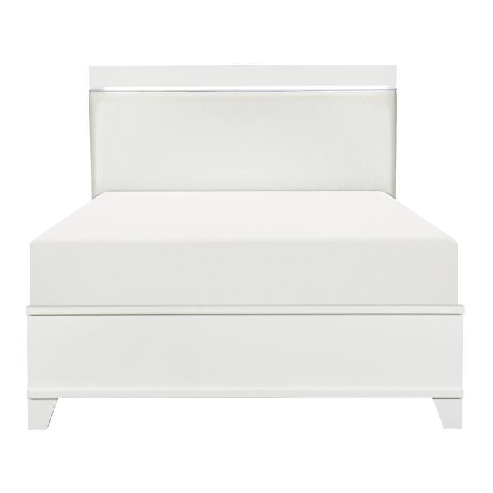 Kerren (3)California King Bed, LED Lighting
