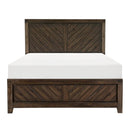 Parnell Queen Panel Bed in Rustic Cherry 1648-1