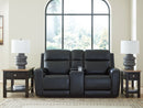 5Z-Comfort Power Reclining Loveseat with Console