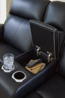 5Z-Comfort Power Reclining Loveseat with Console