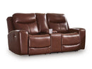 Next Move Power Reclining Loveseat with Console