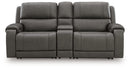 5Z - Pittson Power Reclining Sectional Loveseat with Console