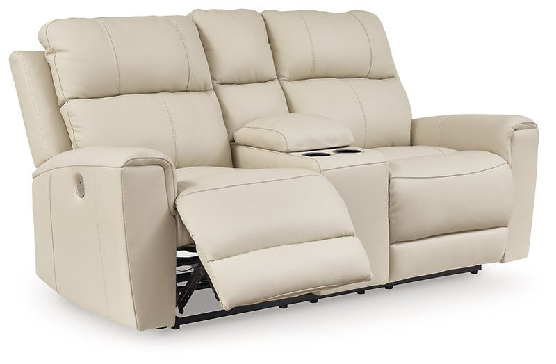 Dahlmoore Power Reclining Loveseat with Console