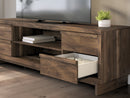 Zadilyn 72" TV Stand with Electric Fireplace
