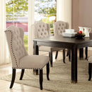 Sania 6 Pc Dining Table Set with Bench Rustic