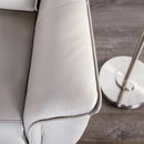 Bienne Sofa Manual Recliner White & Black
