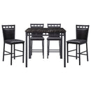 5275-36 - 5-Piece Pack Counter Height Set, Faux Marble Top