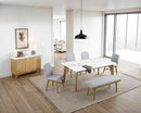 Mandier 6 Pc. Dining Table Set w/ Bench