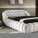 Newquay E.King & Queen Bed White, Grey, & Black