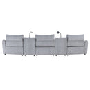Modular Power Motion Armless Recliner