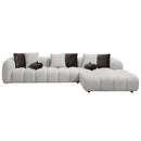 Sectional Sofa w/8 Pillows